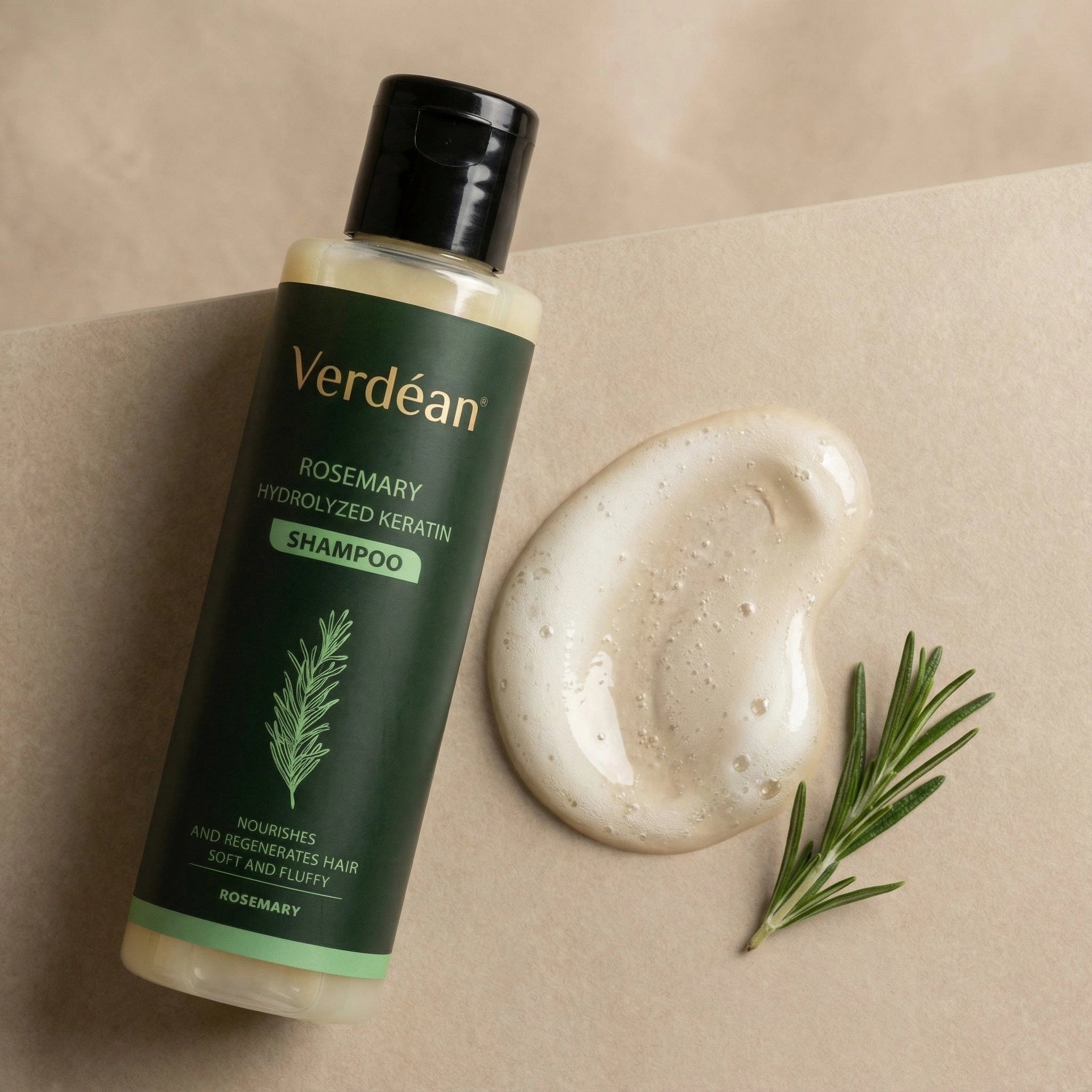 Verdéan™ Szampon Rozmarynowy | Naturalnie wzmacnia, zwiększa objętość i pielęgnuje włosy